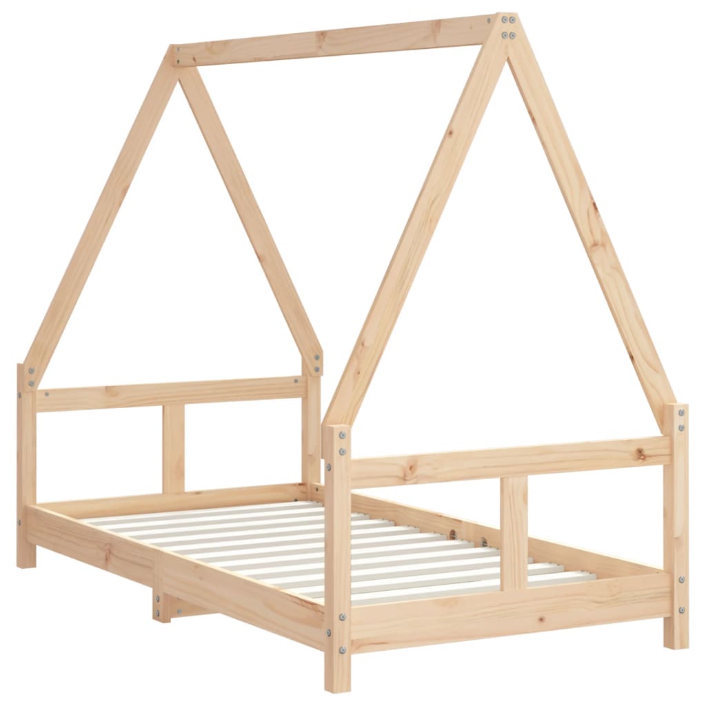 Kids Solid Wood Pine Bed Frame