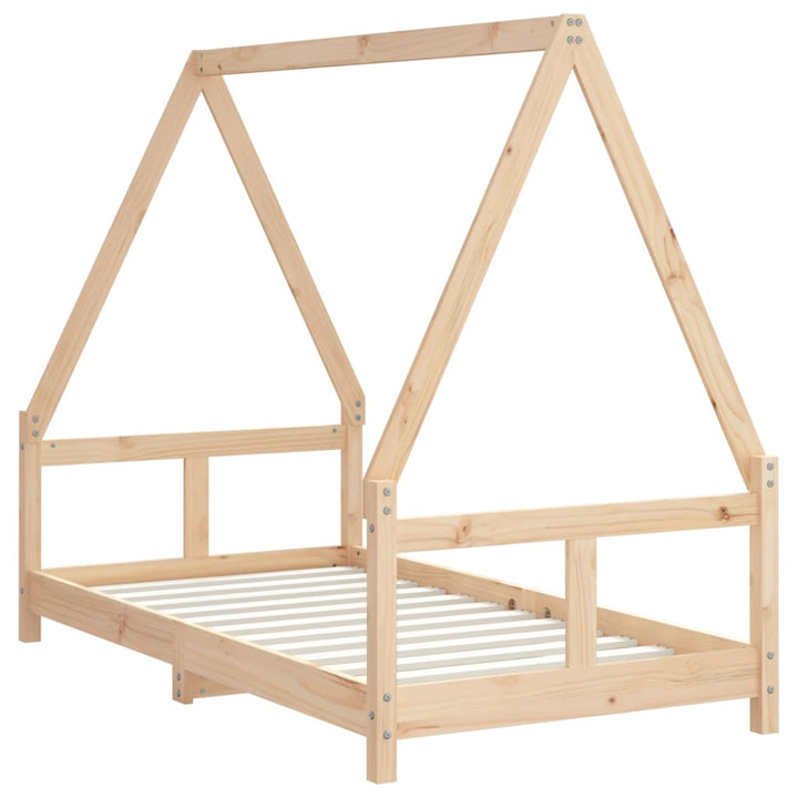 Kids Solid Wood Pine Bed Frame