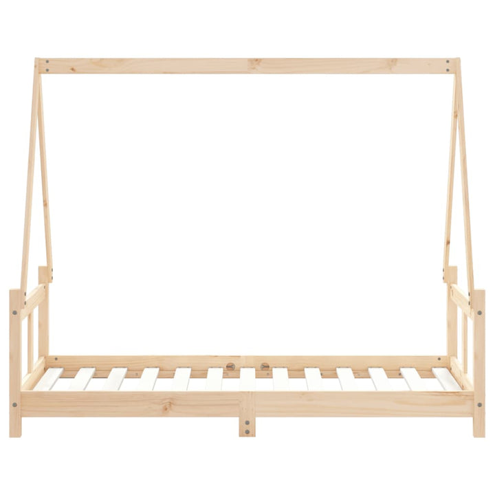 Kids Solid Wood Pine Bed Frame