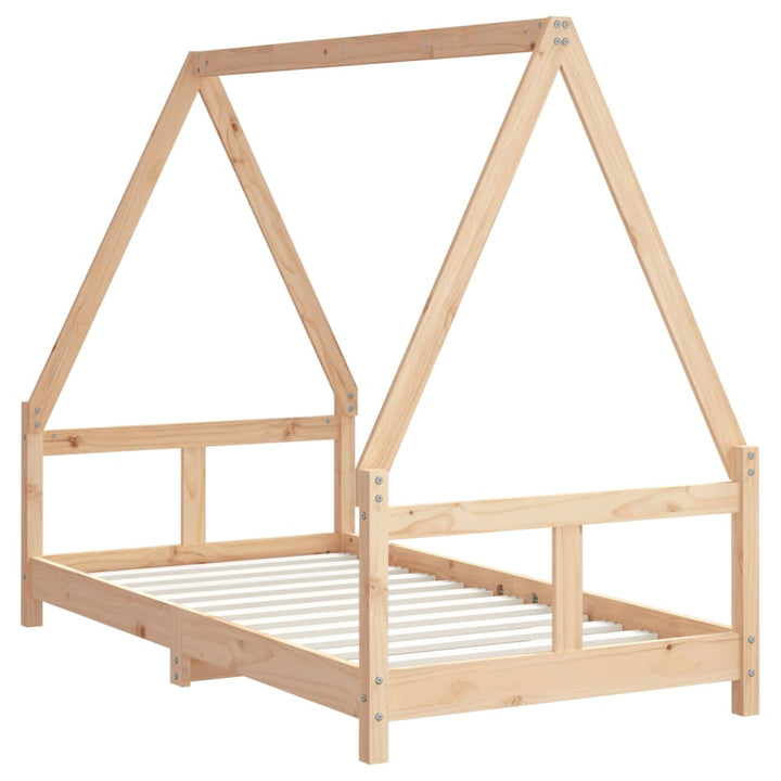 Kids Solid Wood Pine Bed Frame