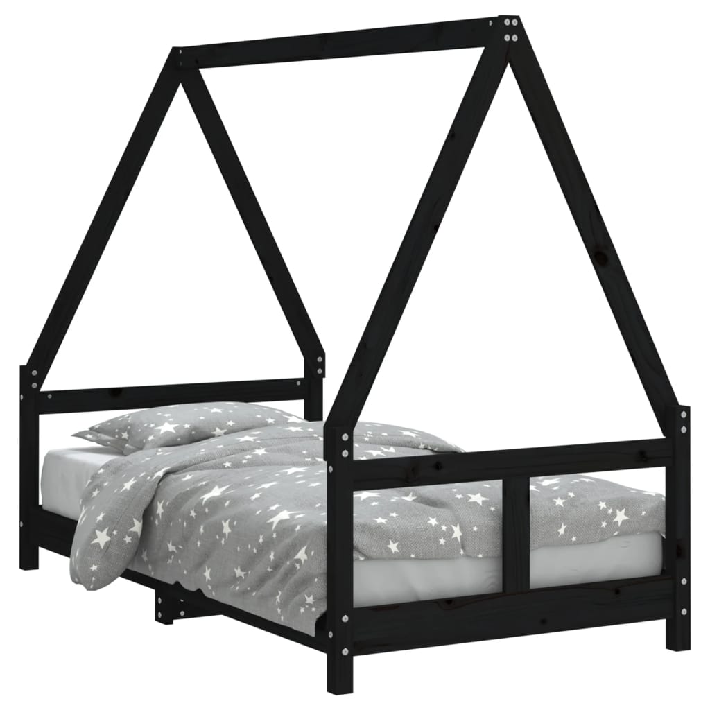 Kids Solid Wood Pine Bed Frame