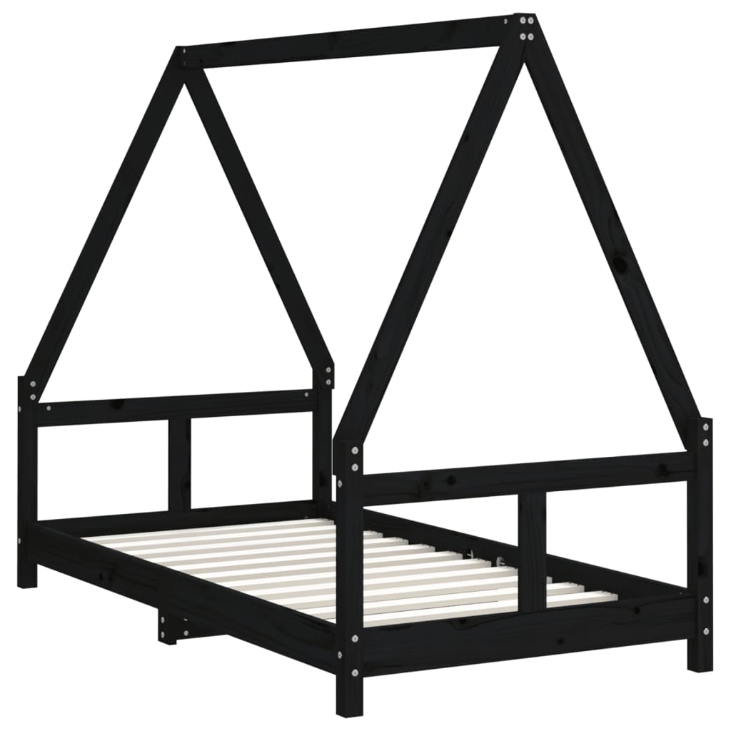 Kids Solid Wood Pine Bed Frame