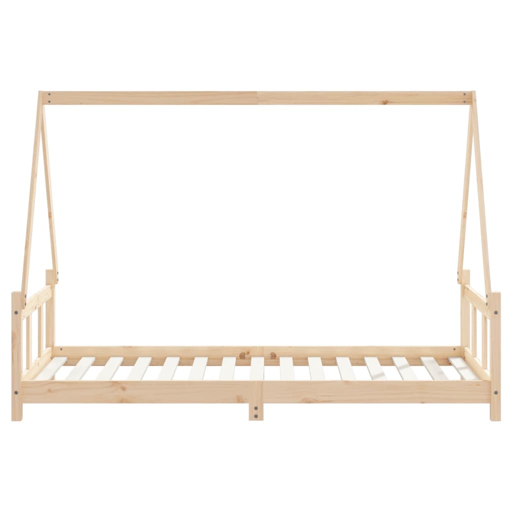 Kids Solid Wood Pine Bed Frame