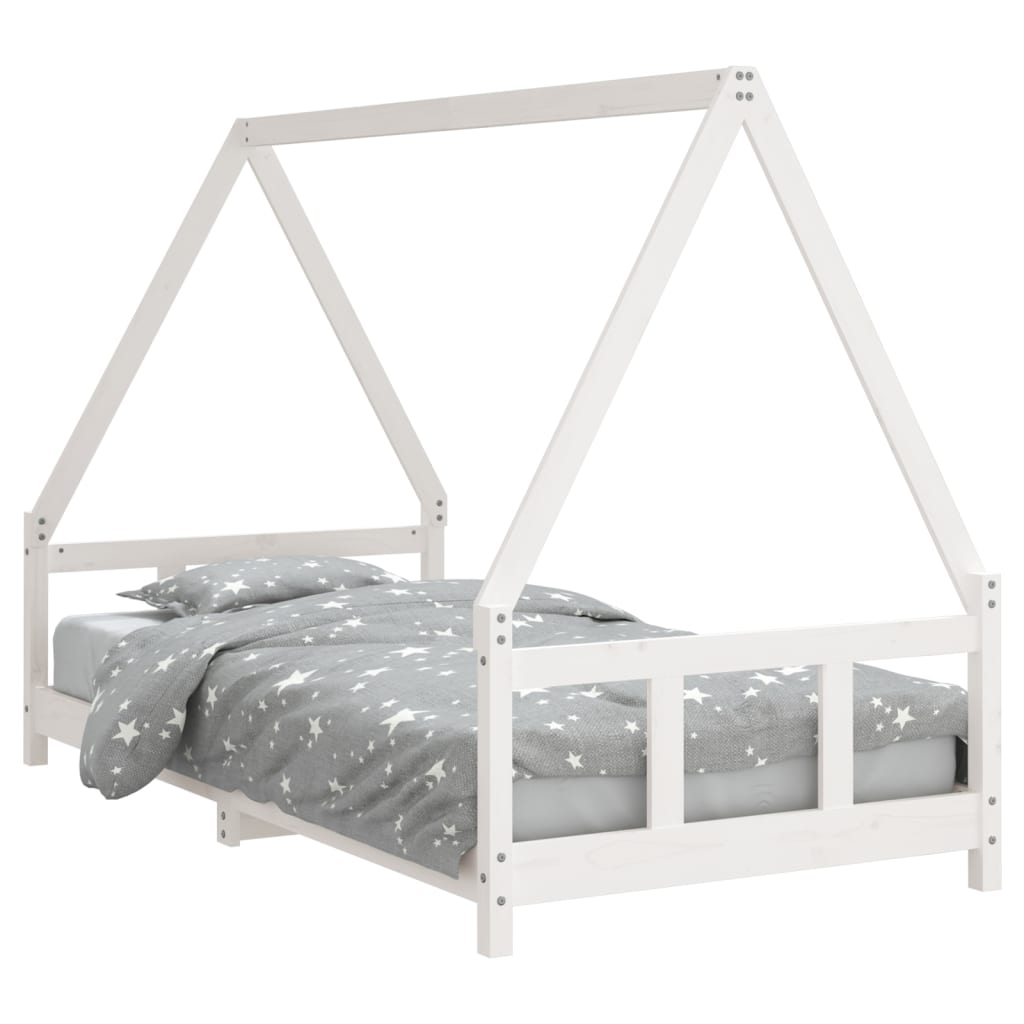 Kids Solid Wood Pine Bed Frame