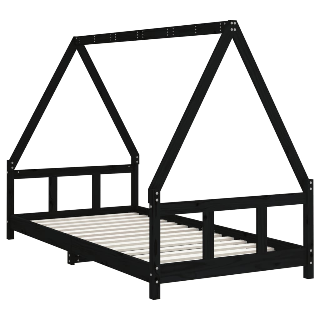 Kids Solid Wood Pine Bed Frame