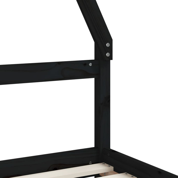 Kids Solid Wood Pine Bed Frame with Drawers