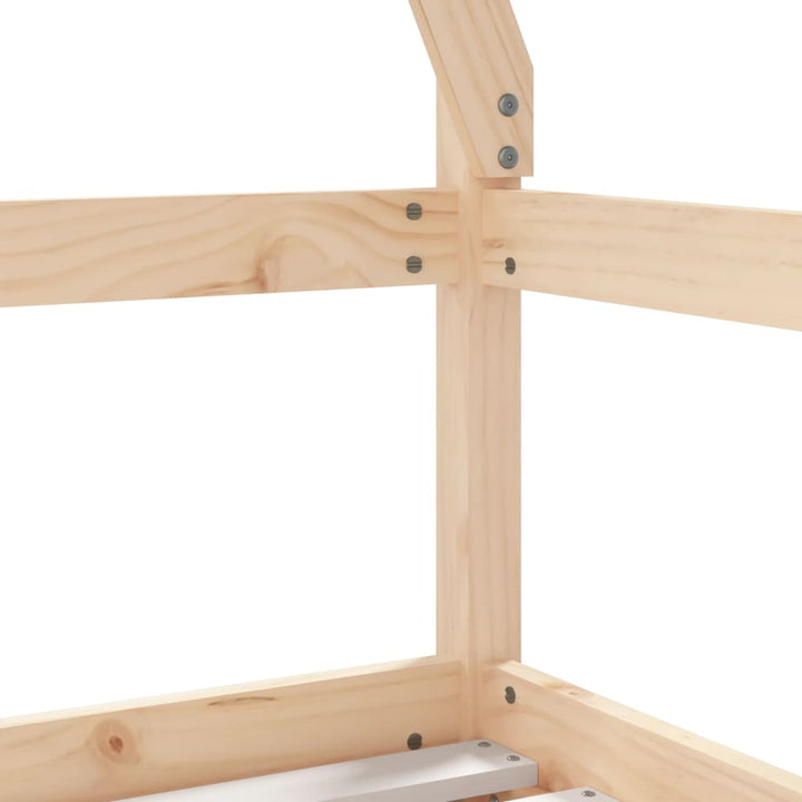 Kids Solid Wood Pine Bed Frame with Drawers