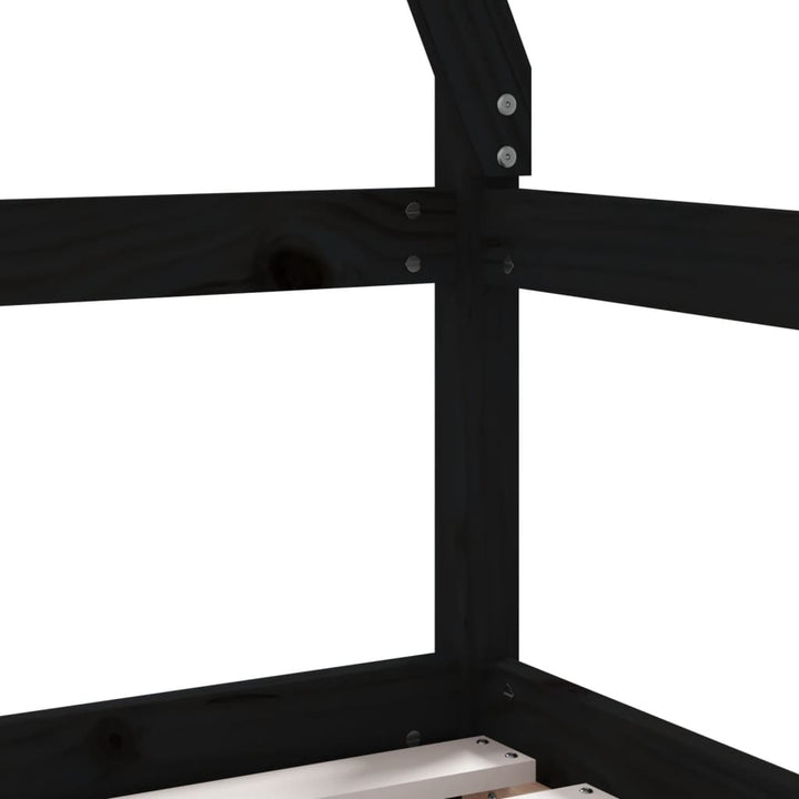 Kids Solid Wood Pine Bed Frame with Drawers