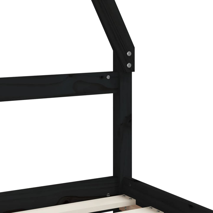 Kids Solid Wood Pine Bed Frame with Drawers