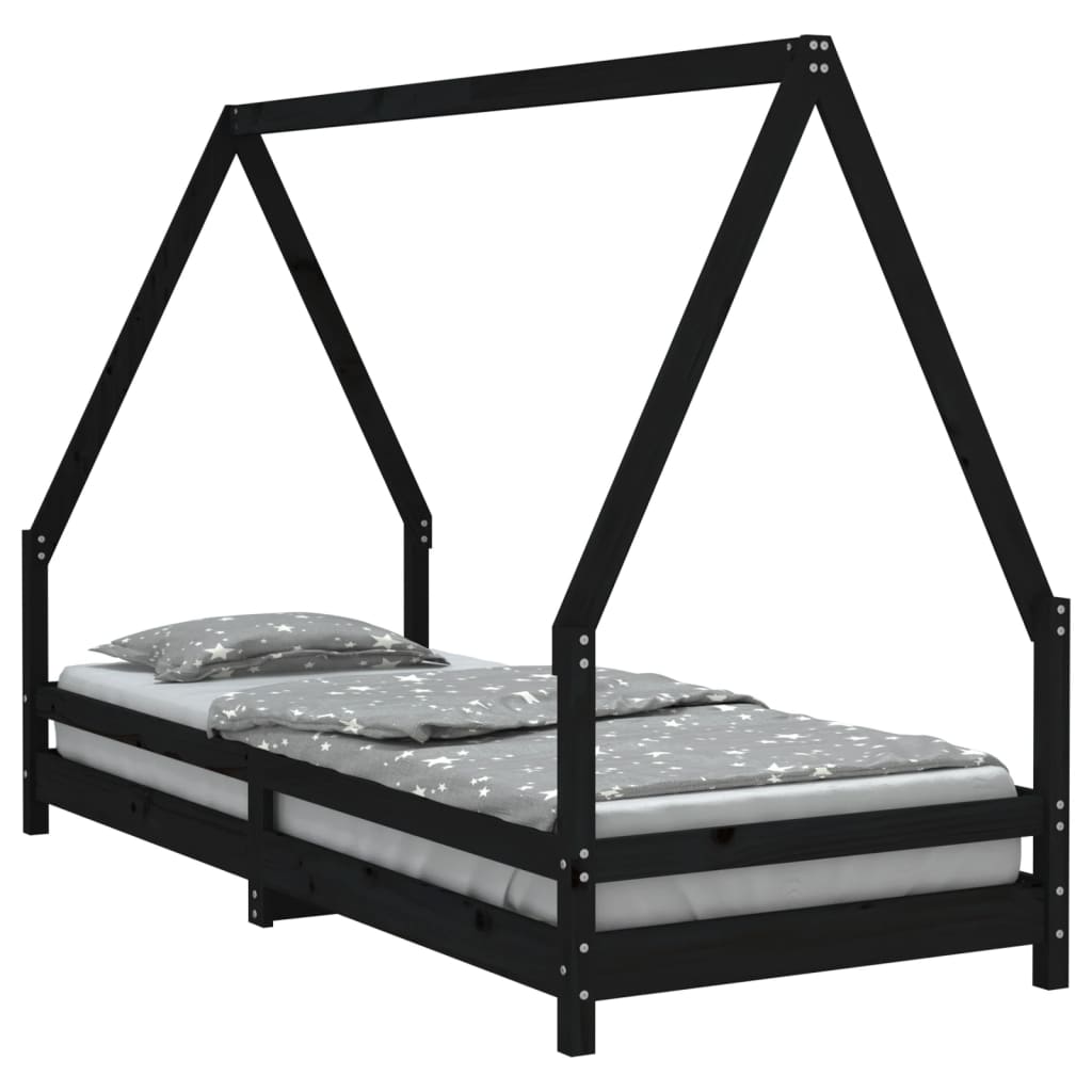 Kids Solid Wood Pine Bed Frame