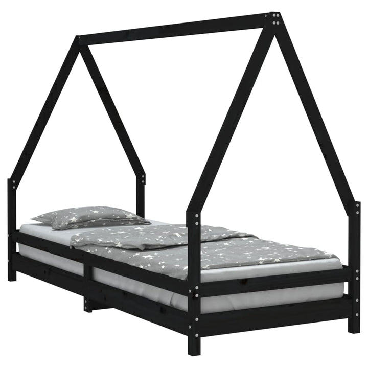 Kids Solid Wood Pine Bed Frame