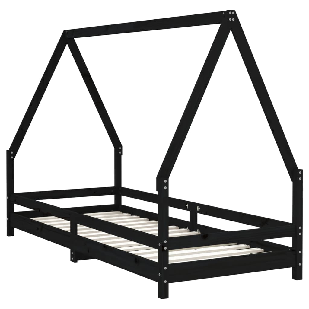 Kids Solid Wood Pine Bed Frame