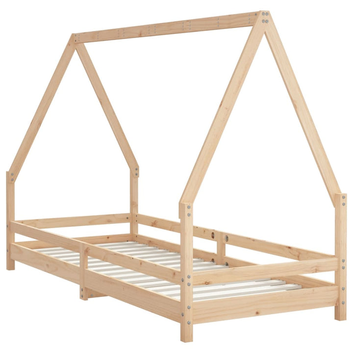 Kids Solid Wood Pine Bed Frame