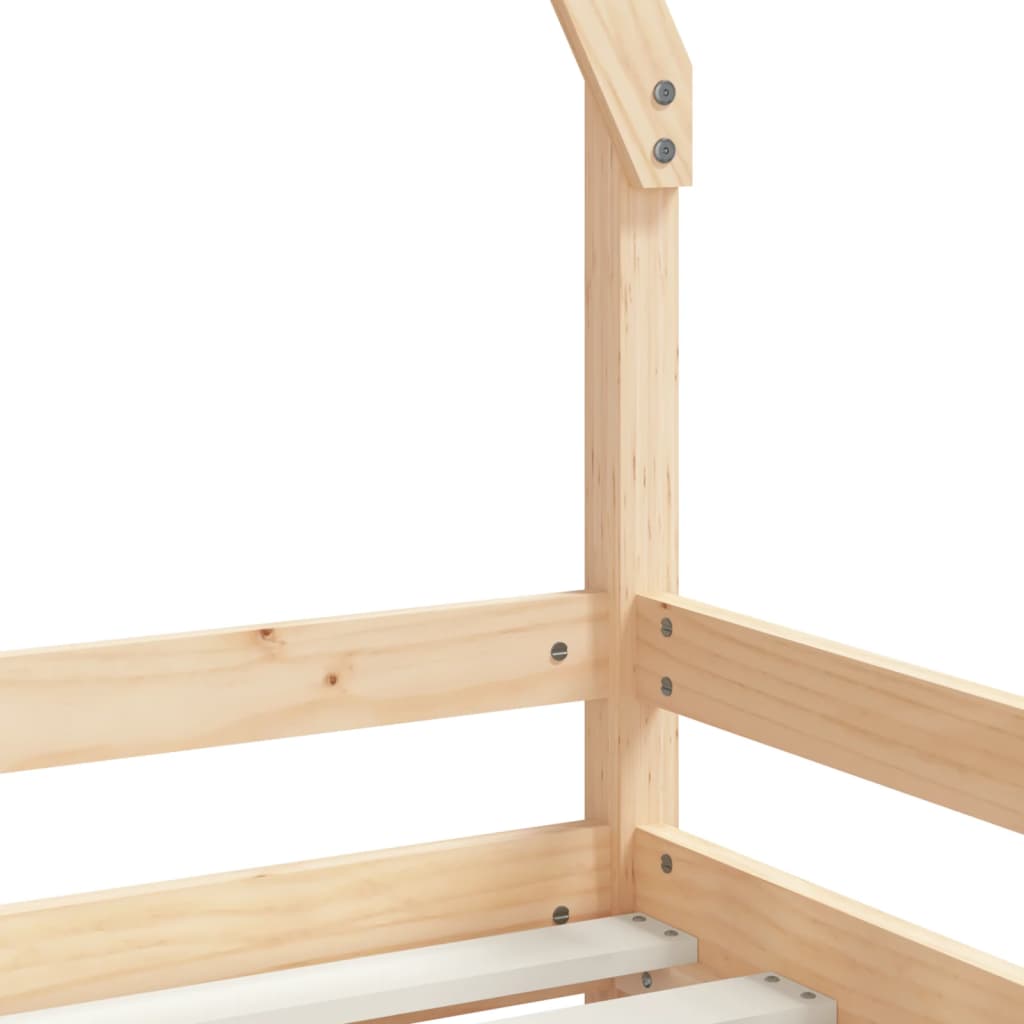 Kids Solid Wood Pine Bed Frame