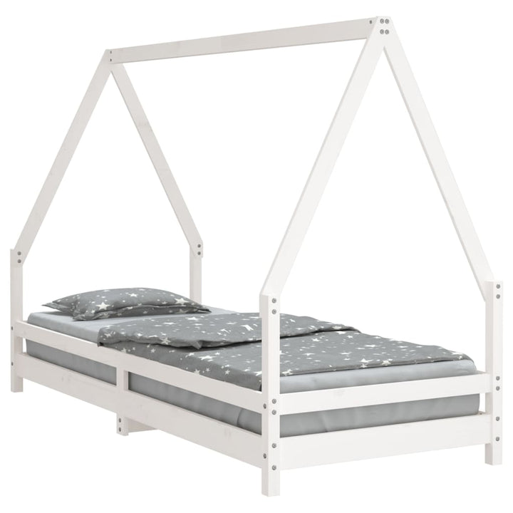 Kids Solid Wood Pine Bed Frame