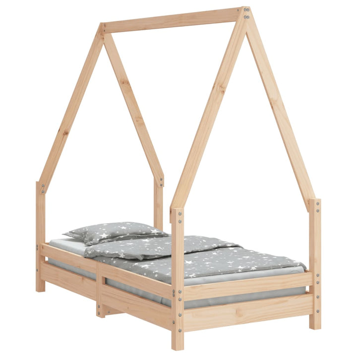 Kids Solid Wood Pine Bed Frame