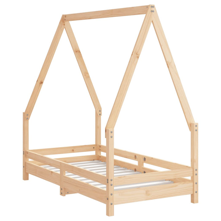 Kids Solid Wood Pine Bed Frame