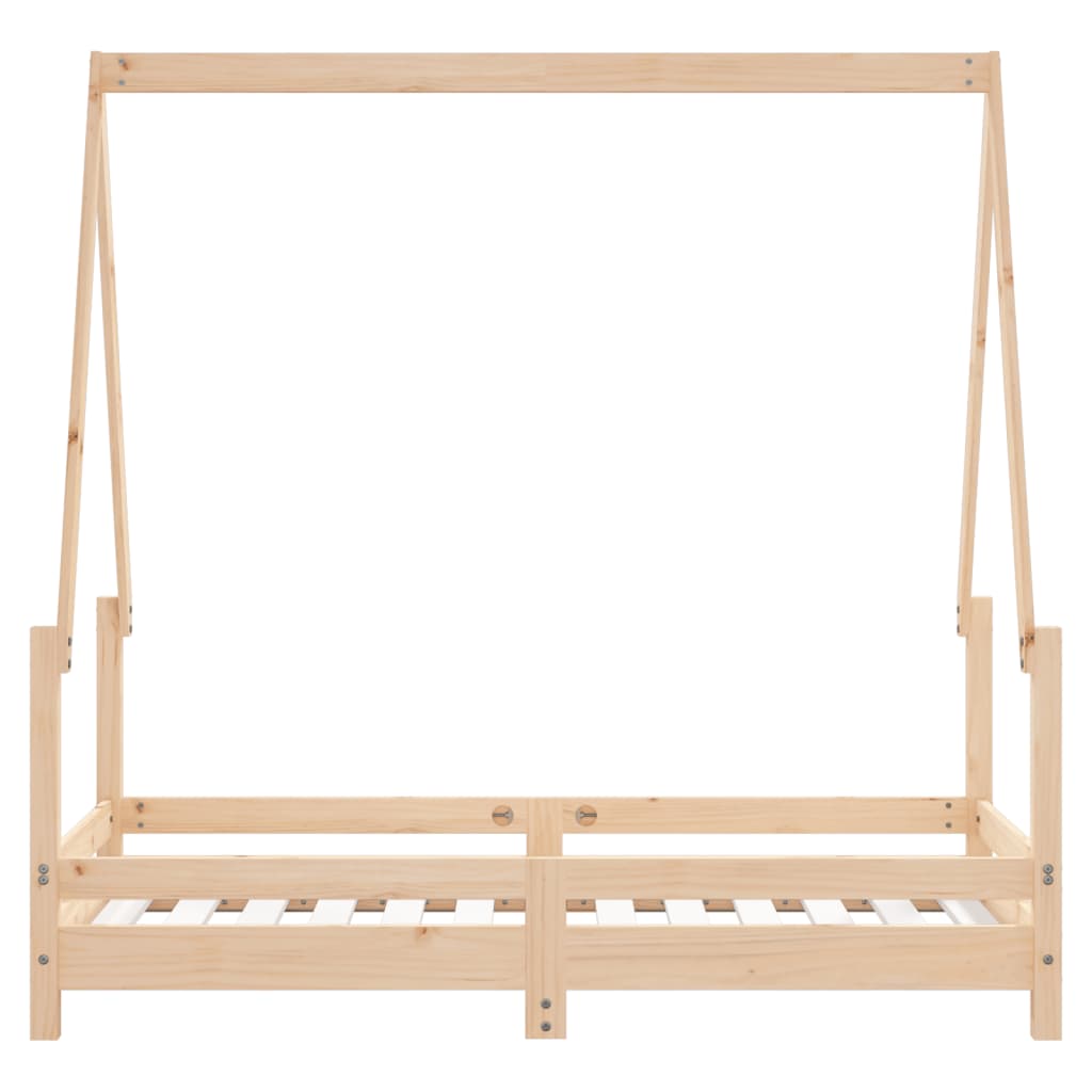 Kids Solid Wood Pine Bed Frame