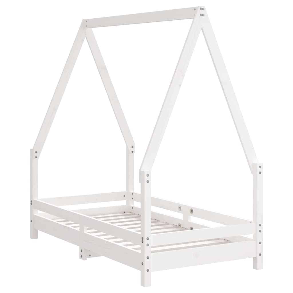 Kids Solid Wood Pine Bed Frame