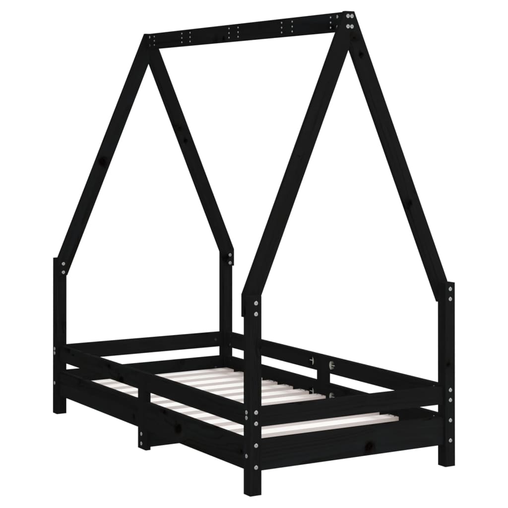 Kids Solid Wood Pine Bed Frame