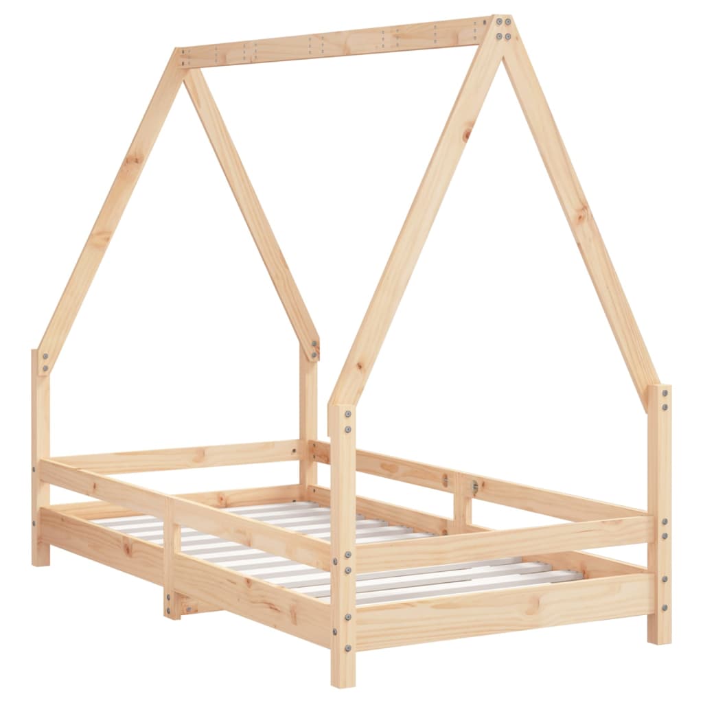 Kids Solid Wood Pine Bed Frame