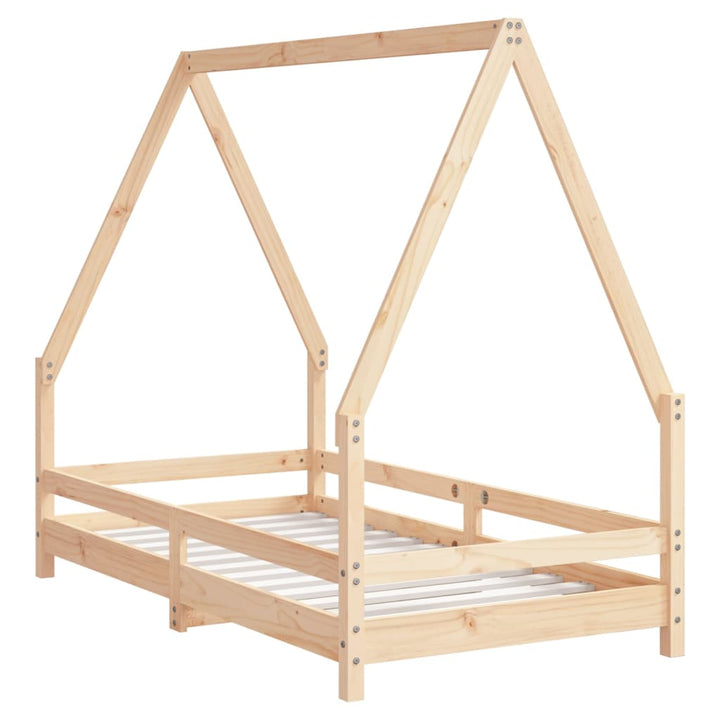 Kids Solid Wood Pine Bed Frame
