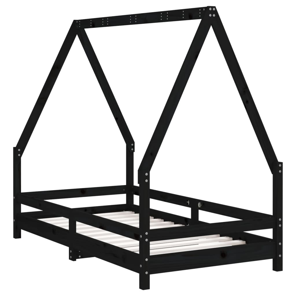 Kids Solid Wood Pine Bed Frame
