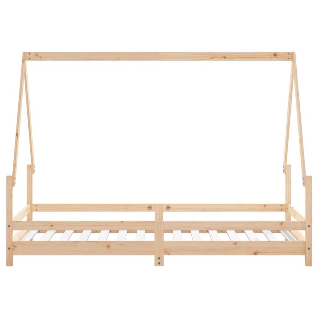 Kids Solid Wood Pine Bed Frame