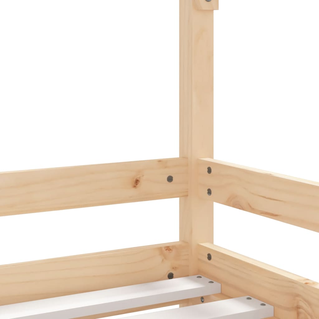 Kids Solid Wood Pine Bed Frame