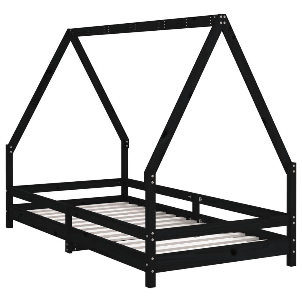 Kids Solid Wood Pine Bed Frame