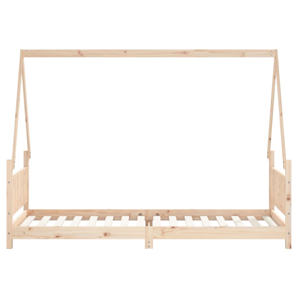 Kids Solid Wood Pine Bed Frame