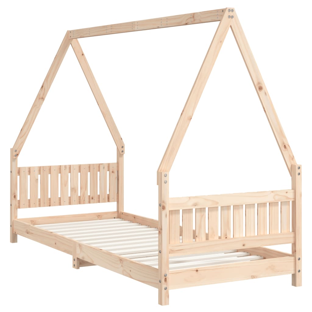 Kids Solid Wood Pine Bed Frame