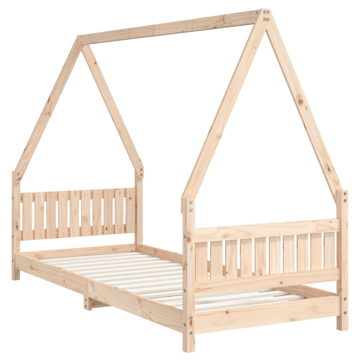 Kids Solid Wood Pine Bed Frame