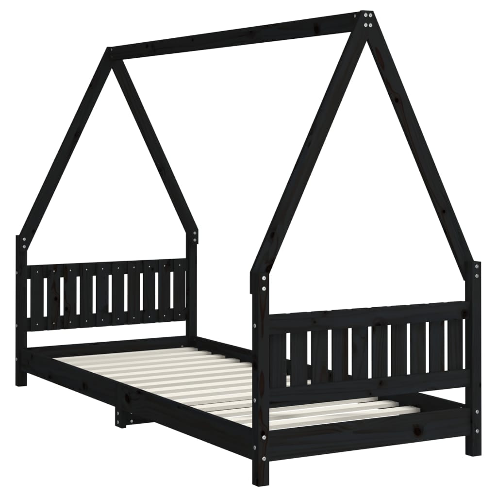 Kids Solid Wood Pine Bed Frame