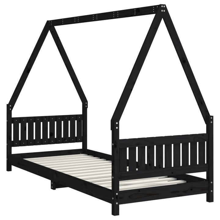 Kids Solid Wood Pine Bed Frame
