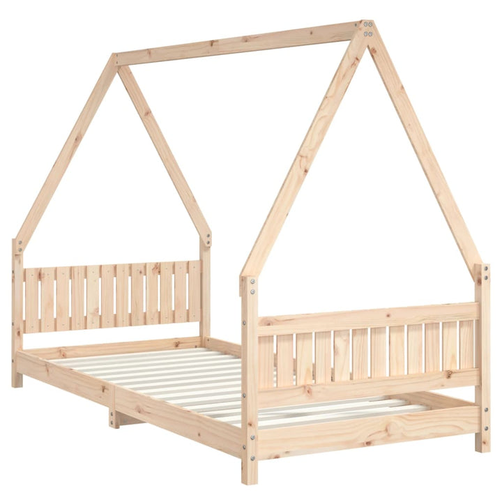 Kids Solid Wood Pine Bed Frame