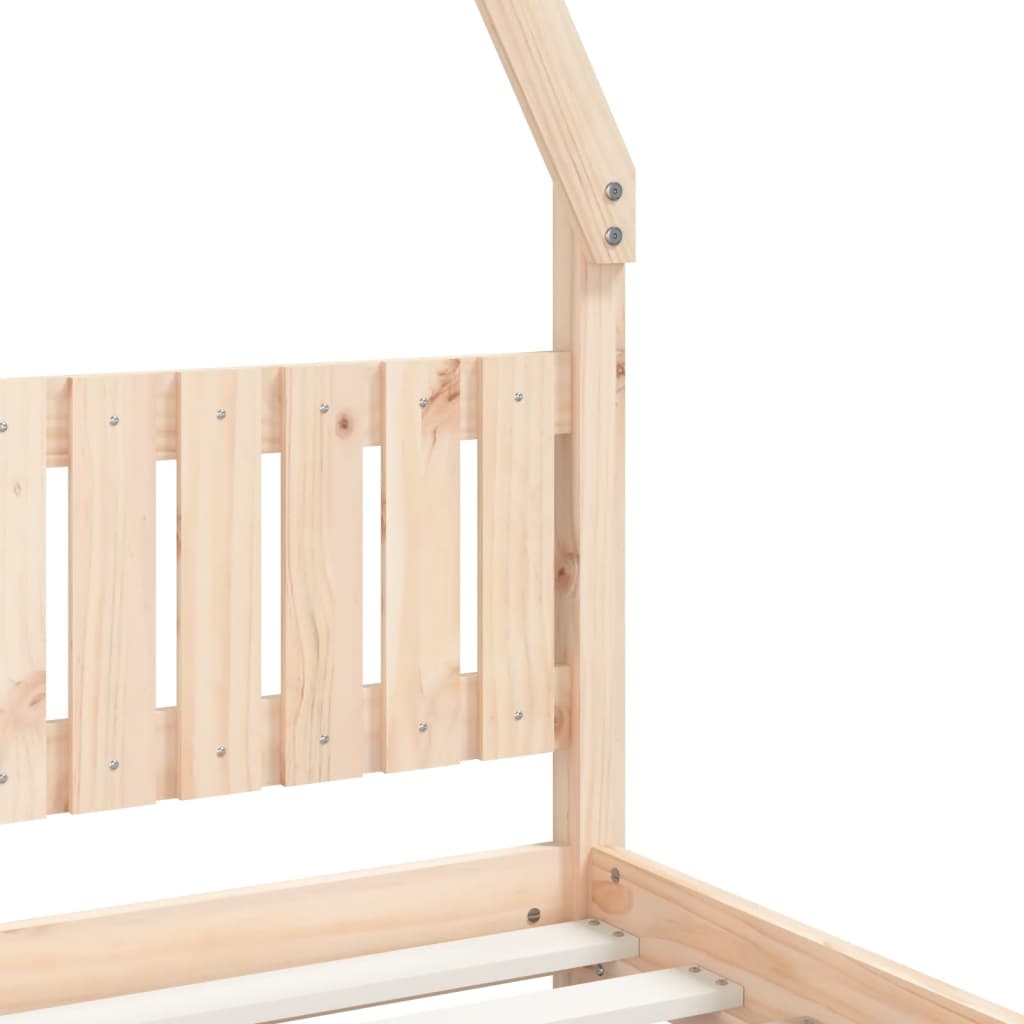 Kids Solid Wood Pine Bed Frame