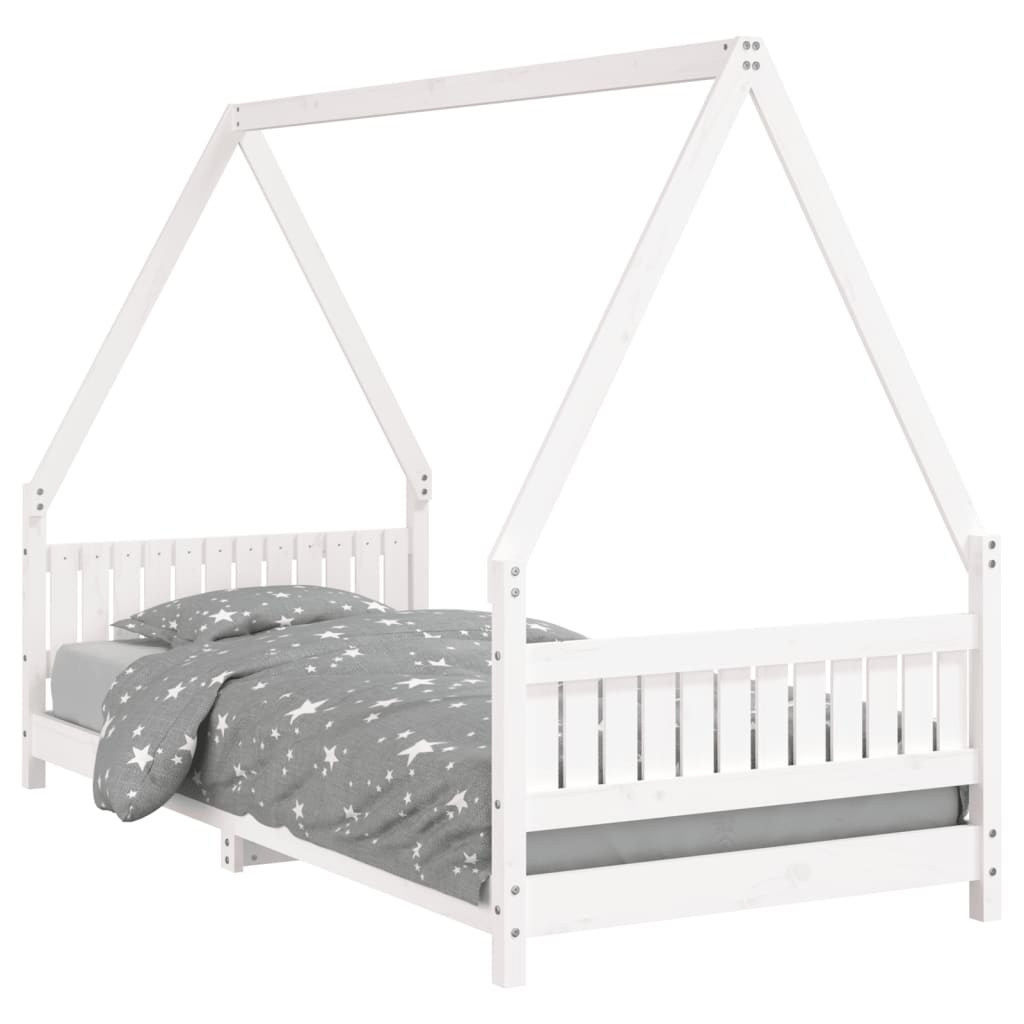 Kids Solid Wood Pine Bed Frame