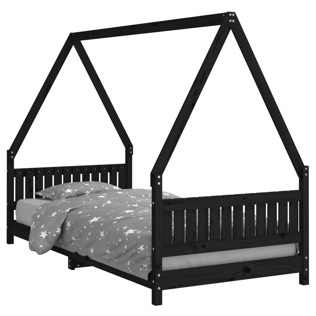 Kids Solid Wood Pine Bed Frame