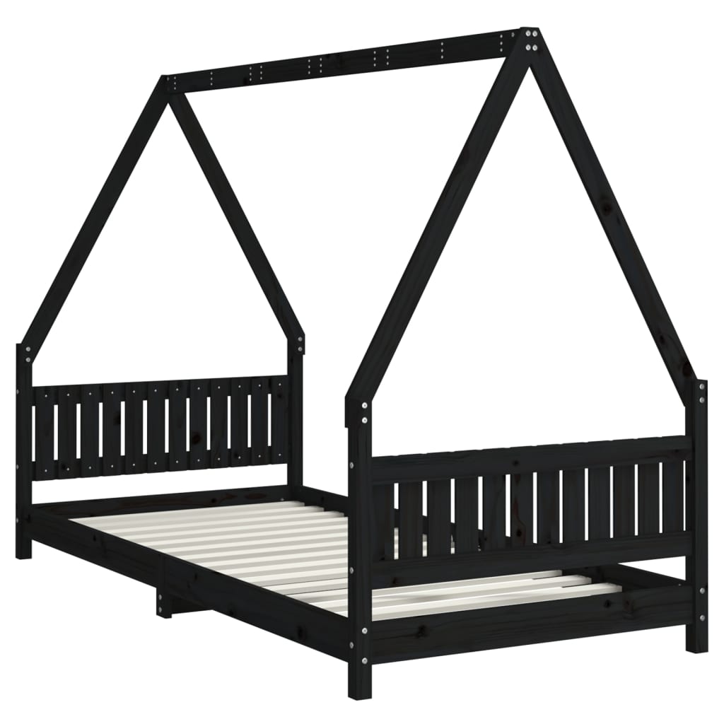 Kids Solid Wood Pine Bed Frame