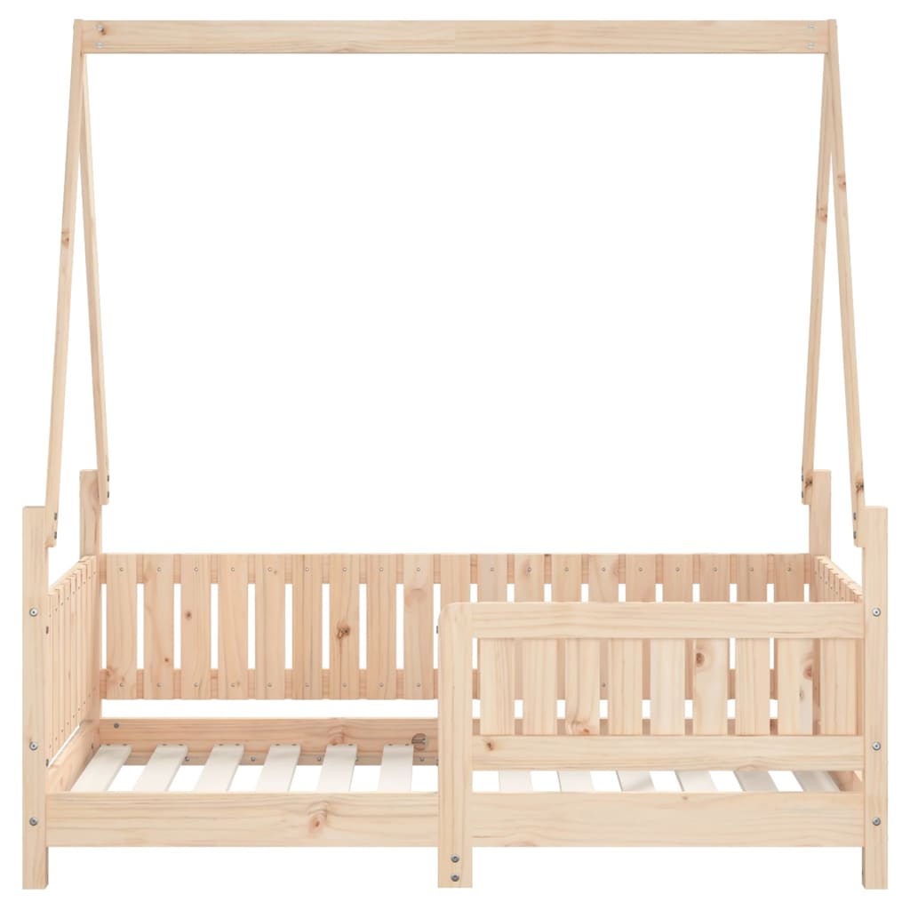 Kids Solid Wood Pine Bed Frame