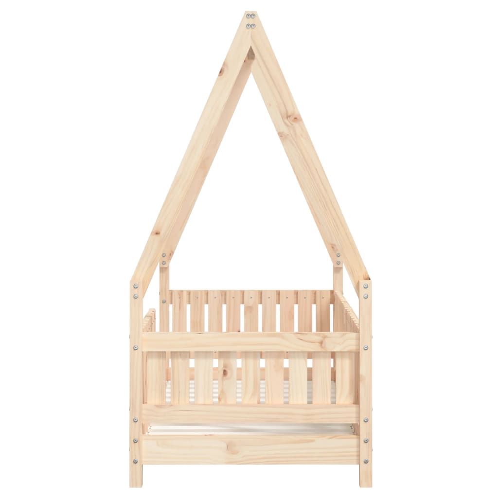 Kids Solid Wood Pine Bed Frame