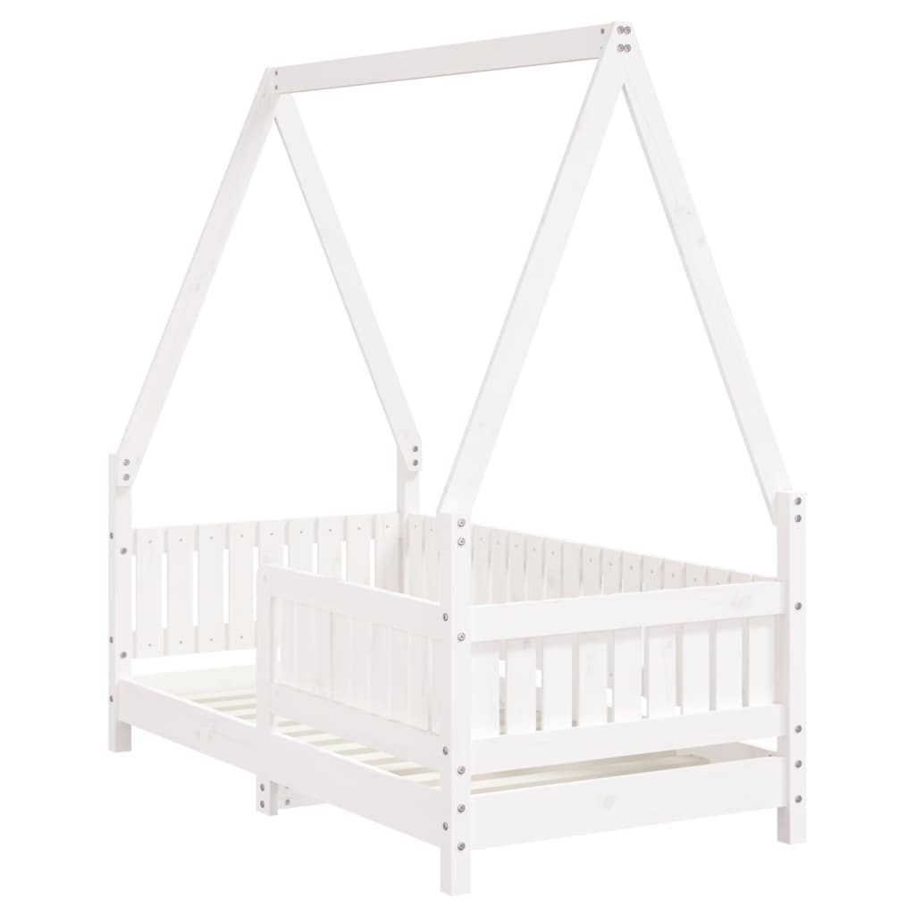 Kids Solid Wood Pine Bed Frame