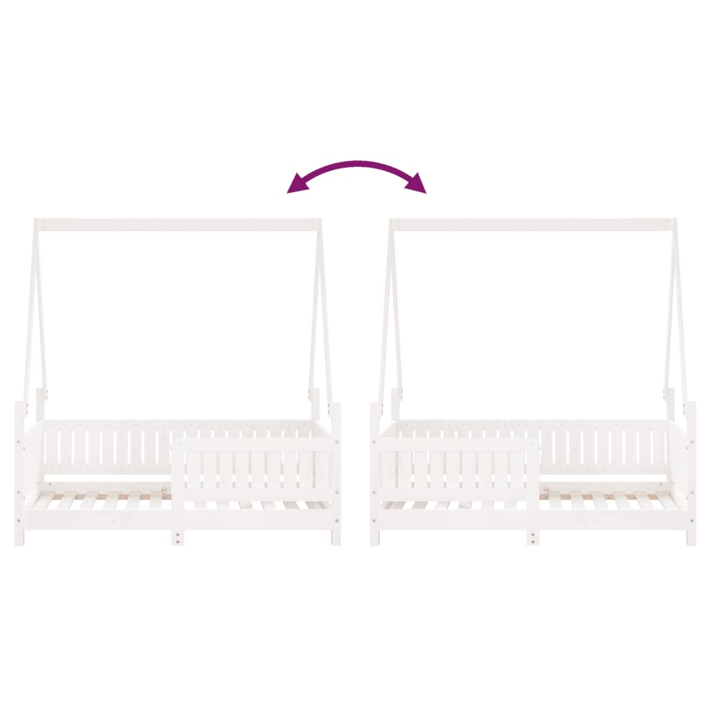 Kids Solid Wood Pine Bed Frame