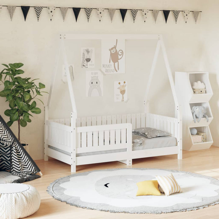 Kids Solid Wood Pine Bed Frame