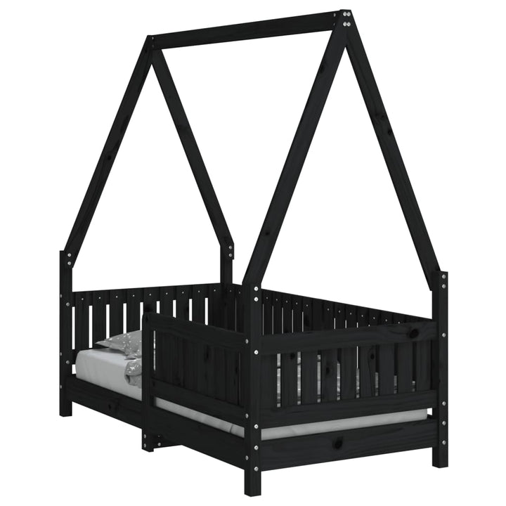 Kids Solid Wood Pine Bed Frame