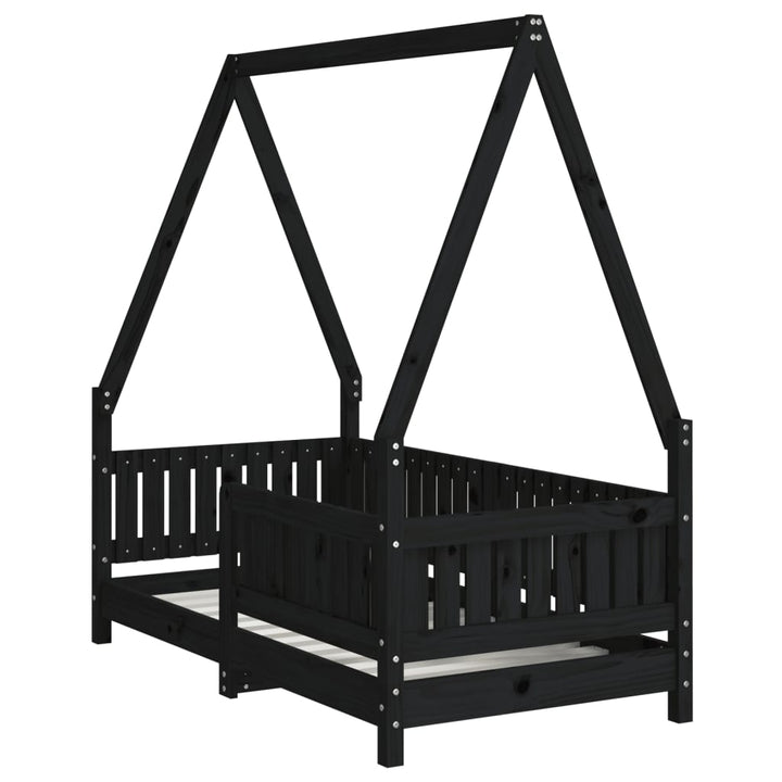 Kids Solid Wood Pine Bed Frame