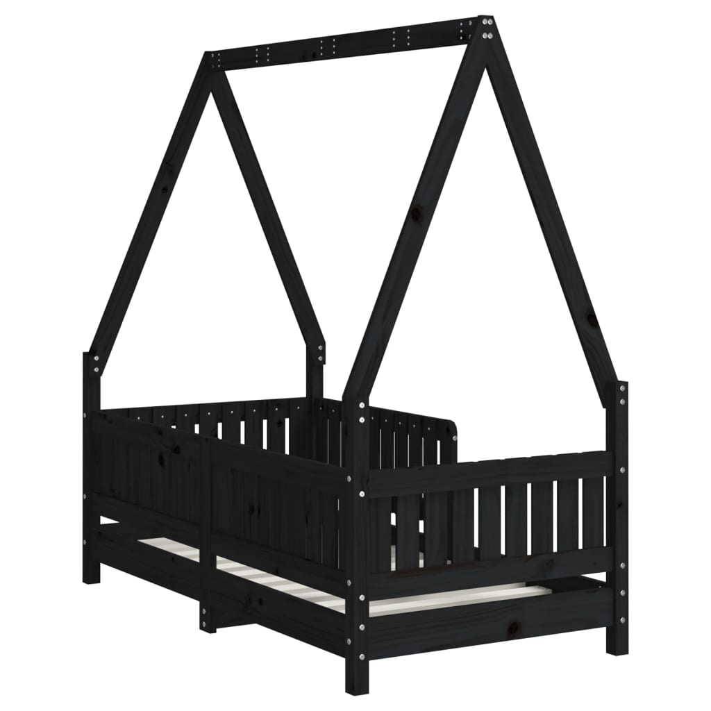 Kids Solid Wood Pine Bed Frame