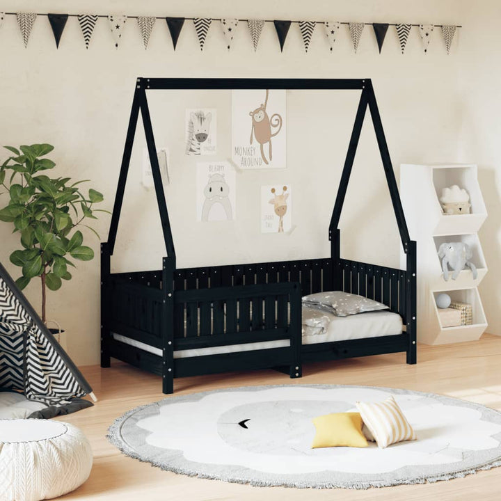 Kids Solid Wood Pine Bed Frame