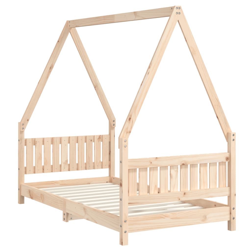 Kids Solid Wood Pine Bed Frame